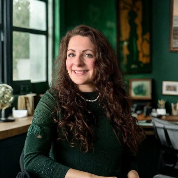 Jade Armstrong, Founder and Creative Director of youCAN, in her studio